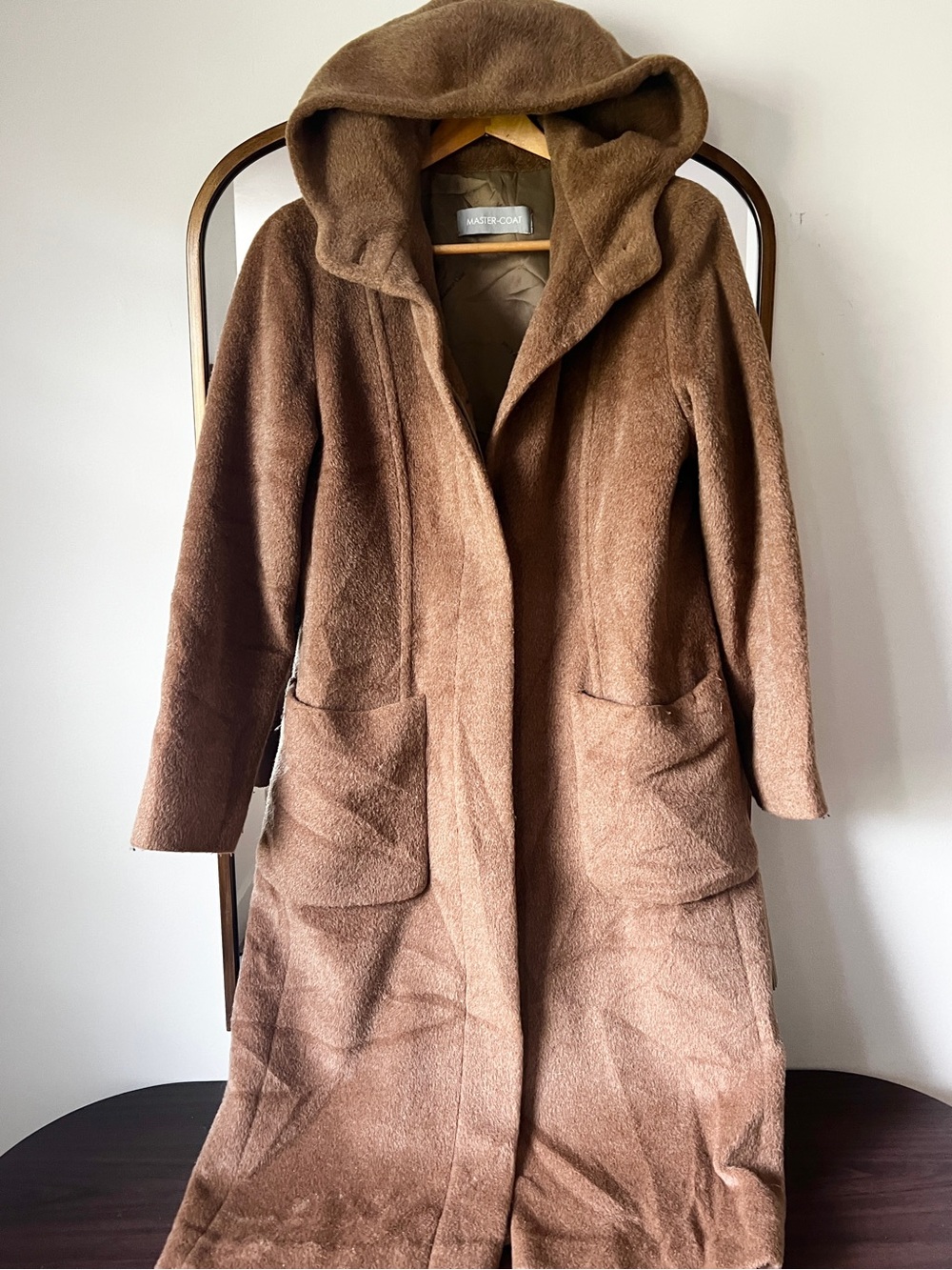 Vintage Finnish Master-Coat Full Length Mohair & Virgin Wool Coat – Camel